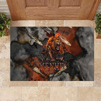 Menhit Egyptian Rubber Doormat Warrior Goddess Fiery Lion Eye Arrows and Blood Battle