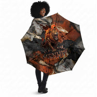 Menhit Egyptian Umbrella Warrior Goddess Fiery Lion Eye Arrows and Blood Battle