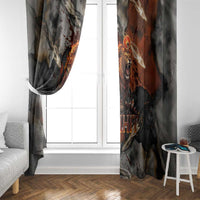 Menhit Egyptian Window Curtain Warrior Goddess Fiery Lion Eye Arrows and Blood Battle