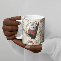 Mut Ceramic Mug Vulture Queen Egyptian Mother Goddess Wings Feathers