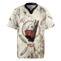 Mut Rugby Jersey Vulture Queen Egyptian Mother Goddess Wings Feathers