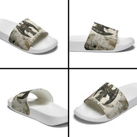 Mut Slide Sandals Vulture Queen Egyptian Mother Goddess Wings Feathers