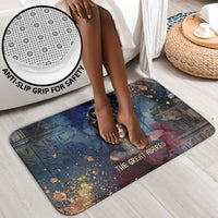 Mut Bathroom Set The Lioness of Thebes Egyptian Goddess Cosmic Crown Adorned Warrior Queen Design