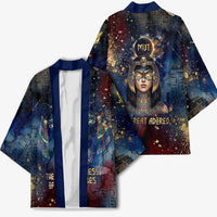 Mut Kimono The Lioness of Thebes Egyptian Goddess Cosmic Crown Adorned Warrior Queen Design