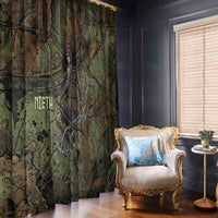 Neith Egyptian Window Curtain War Goddess Terrifying One Dual Spears and Shield Battle Worn