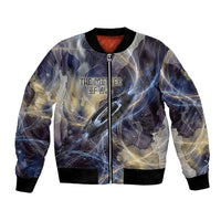 Neith Egyptian Bomber Jacket Goddess Mother of All Cosmic Threads