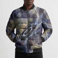 Neith Egyptian Bomber Puffer Jacket Goddess Mother of All Cosmic Threads