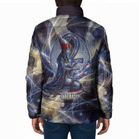 Neith Egyptian Padded Jacket Goddess Mother of All Cosmic Threads
