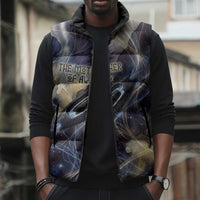 Neith Egyptian Sleeveless Puffer Jacket Goddess Mother of All Cosmic Threads