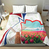 Netherlands Heritage Bedding Set with Tulips Windmill and Coat of Arms