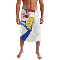 Netherlands Heritage Lavalava with Tulips Windmill and Coat of Arms