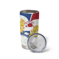 Netherlands Heritage Tumbler Cup with Tulips Windmill and Coat of Arms
