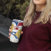 Netherlands Heritage Tumbler Cup with Tulips Windmill and Coat of Arms