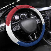 Netherlands Farm Landscape Steering Wheel Cover with Tractor and Tulips