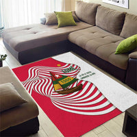 Lome Togo Area Rug with Sailboat and Sunset – Where the Sun Kisses the Sea
