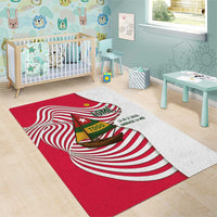 Lome Togo Area Rug with Sailboat and Sunset – Where the Sun Kisses the Sea