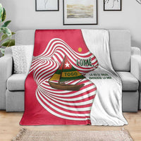 Lome Togo Blanket with Sailboat and Sunset – Where the Sun Kisses the Sea