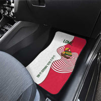 Lome Togo Car Mats with Sailboat and Sunset – Where the Sun Kisses the Sea