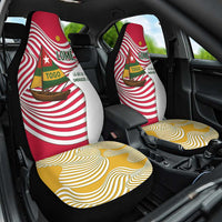 Lome Togo Car Seat Cover with Sailboat and Sunset – Where the Sun Kisses the Sea