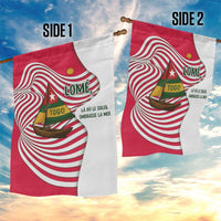 Lome Togo Garden Flag with Sailboat and Sunset – Where the Sun Kisses the Sea
