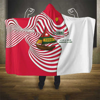 Lome Togo Hooded Blanket with Sailboat and Sunset – Where the Sun Kisses the Sea
