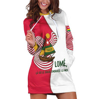 Lome Togo Hoodie Dress with Sailboat and Sunset – Where the Sun Kisses the Sea