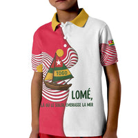 Lome Togo Kid Polo Shirt with Sailboat and Sunset – Where the Sun Kisses the Sea