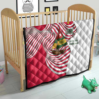 Lome Togo Quilt with Sailboat and Sunset – Where the Sun Kisses the Sea