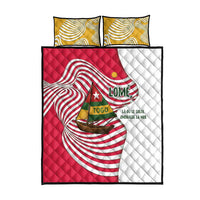 Lome Togo Quilt Bed Set with Sailboat and Sunset – Where the Sun Kisses the Sea