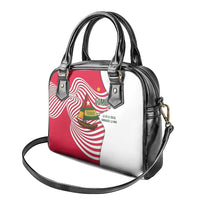 Lome Togo Shoulder Handbag with Sailboat and Sunset – Where the Sun Kisses the Sea