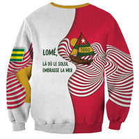 Lome Togo Sweatshirt with Sailboat and Sunset – Where the Sun Kisses the Sea
