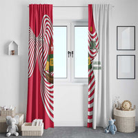 Lome Togo Window Curtain with Sailboat and Sunset – Where the Sun Kisses the Sea