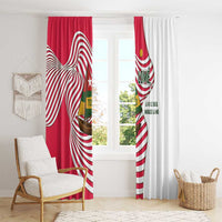 Lome Togo Window Curtain with Sailboat and Sunset – Where the Sun Kisses the Sea