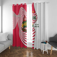 Lome Togo Window Curtain with Sailboat and Sunset – Where the Sun Kisses the Sea