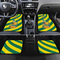 Lome Togo Sunset Car Mats with Palm Trees and Ocean Embrace Design