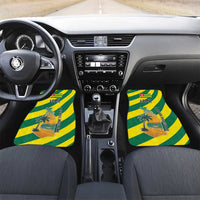 Lome Togo Sunset Car Mats with Palm Trees and Ocean Embrace Design