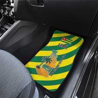 Lome Togo Sunset Car Mats with Palm Trees and Ocean Embrace Design