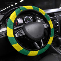 Lome Togo Sunset Steering Wheel Cover with Palm Trees and Ocean Embrace Design