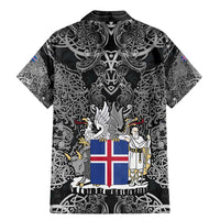 Icelandic Coat of Arms Family Matching Mermaid Dress and Hawaiian Shirt Viking Knotwork and National Flag Design