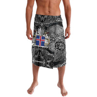 Icelandic Coat of Arms Lavalava Viking Knotwork and National Flag Design