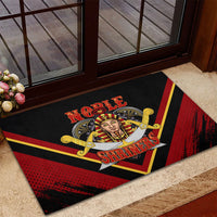 Noble Shriners Rubber Doormat Masonic Egyptian Pharaoh Scimitar Emblem