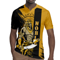 Noble Shriners Rugby Jersey Egyptian Pharaoh Warrior - Scimitar Sword