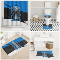 Estonia Flag 1884 Freedom Bathroom Set Geometric Lion Crest National Pride