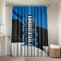 Estonia Flag 1884 Freedom Bathroom Set Geometric Lion Crest National Pride