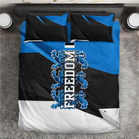 Estonia Flag 1884 Freedom Bedding Set Geometric Lion Crest National Pride