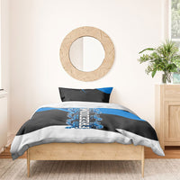 Estonia Flag 1884 Freedom Bedding Set Geometric Lion Crest National Pride