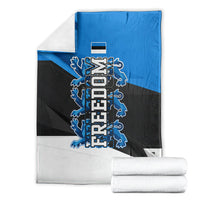 Estonia Flag 1884 Freedom Blanket Geometric Lion Crest National Pride