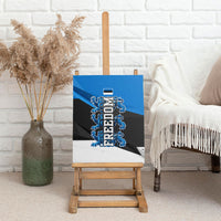 Estonia Flag 1884 Freedom Canvas Wall Art Geometric Lion Crest National Pride