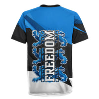 Estonia Flag 1884 Freedom Rugby Jersey Geometric Lion Crest National Pride