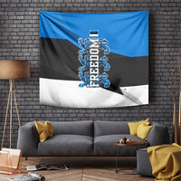 Estonia Flag 1884 Freedom Tapestry Geometric Lion Crest National Pride
